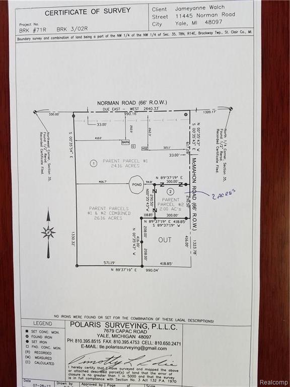 0 Mc Mahon Road Yale, MI 48097 - Photo 2 of 3