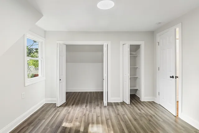 wooden floor in an empty room