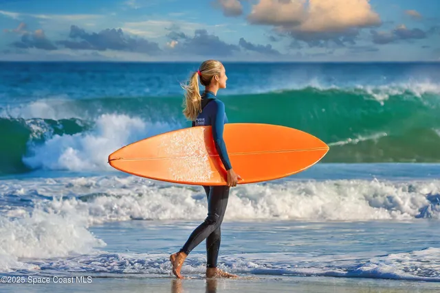 a view of a lake with outdoor space