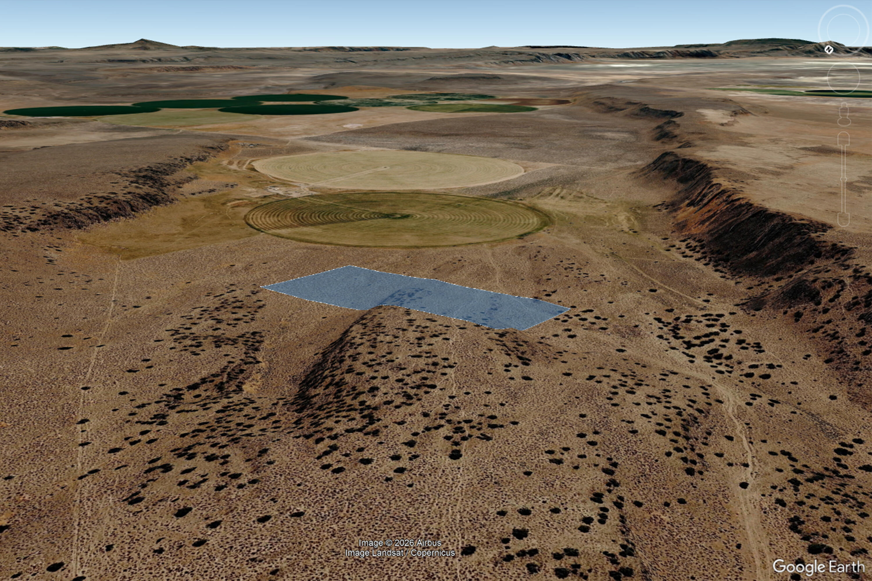 0 Butte Valley Road Riley, OR 97758 - Photo 2 of 15 Google Earth aerial looking southeast down Butte Valley.