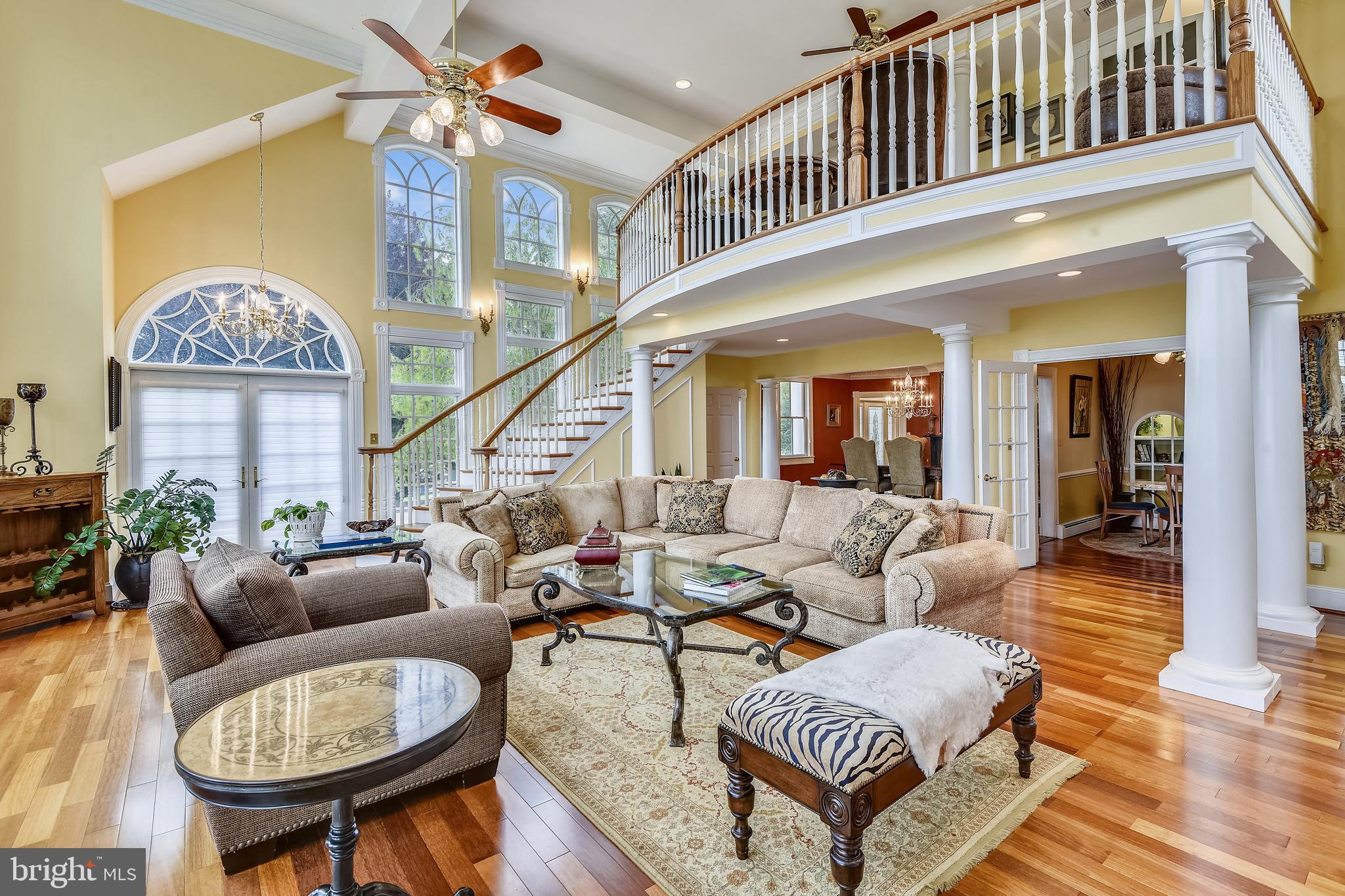 8325 Bensville Road Waldorf, MD 20603 - Photo 19 of 88 Free standing stairs curves to the mezzanine