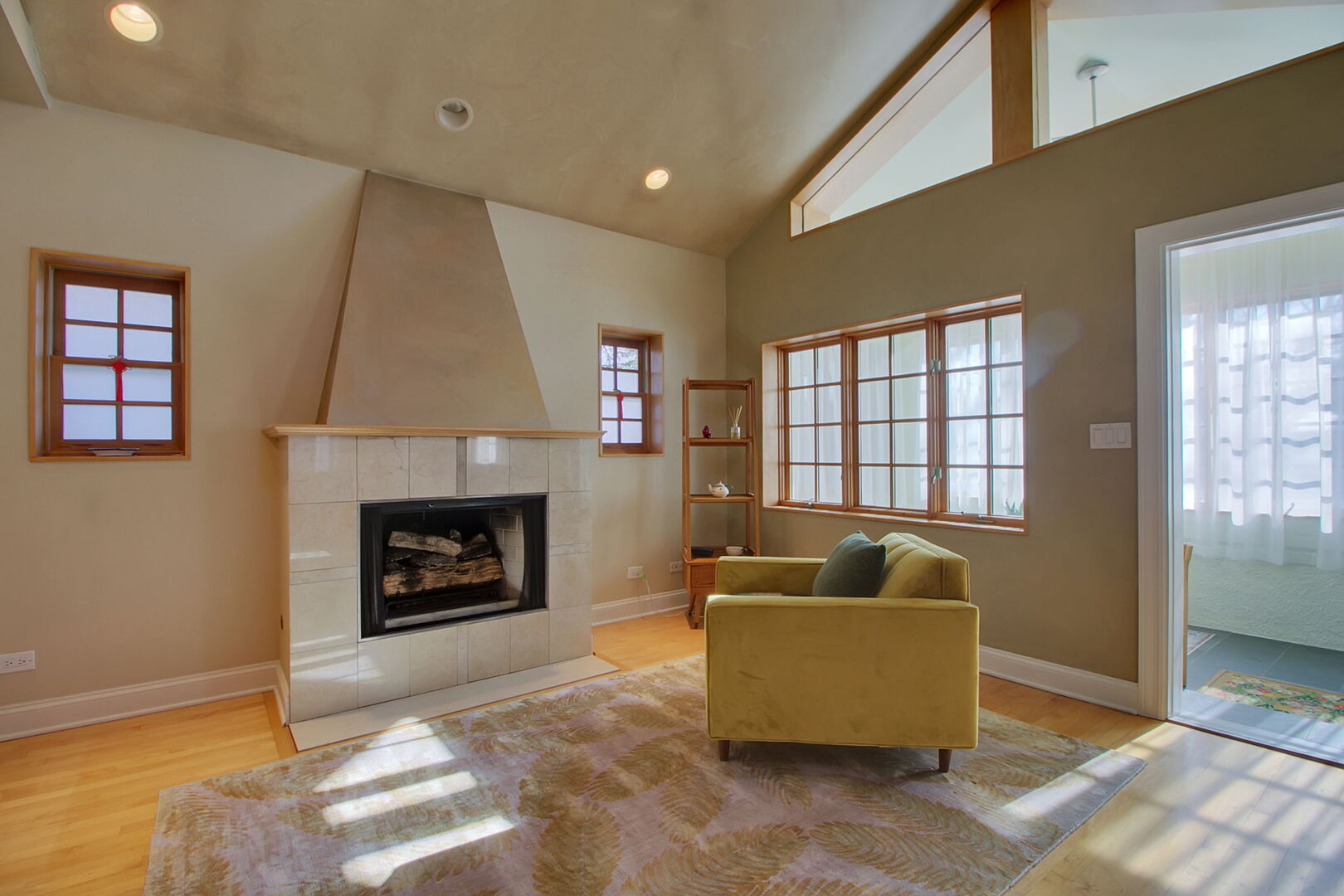 248 Gage Road Riverside, IL 60546 - Photo 4 of 28 a living room with furniture and a fireplace