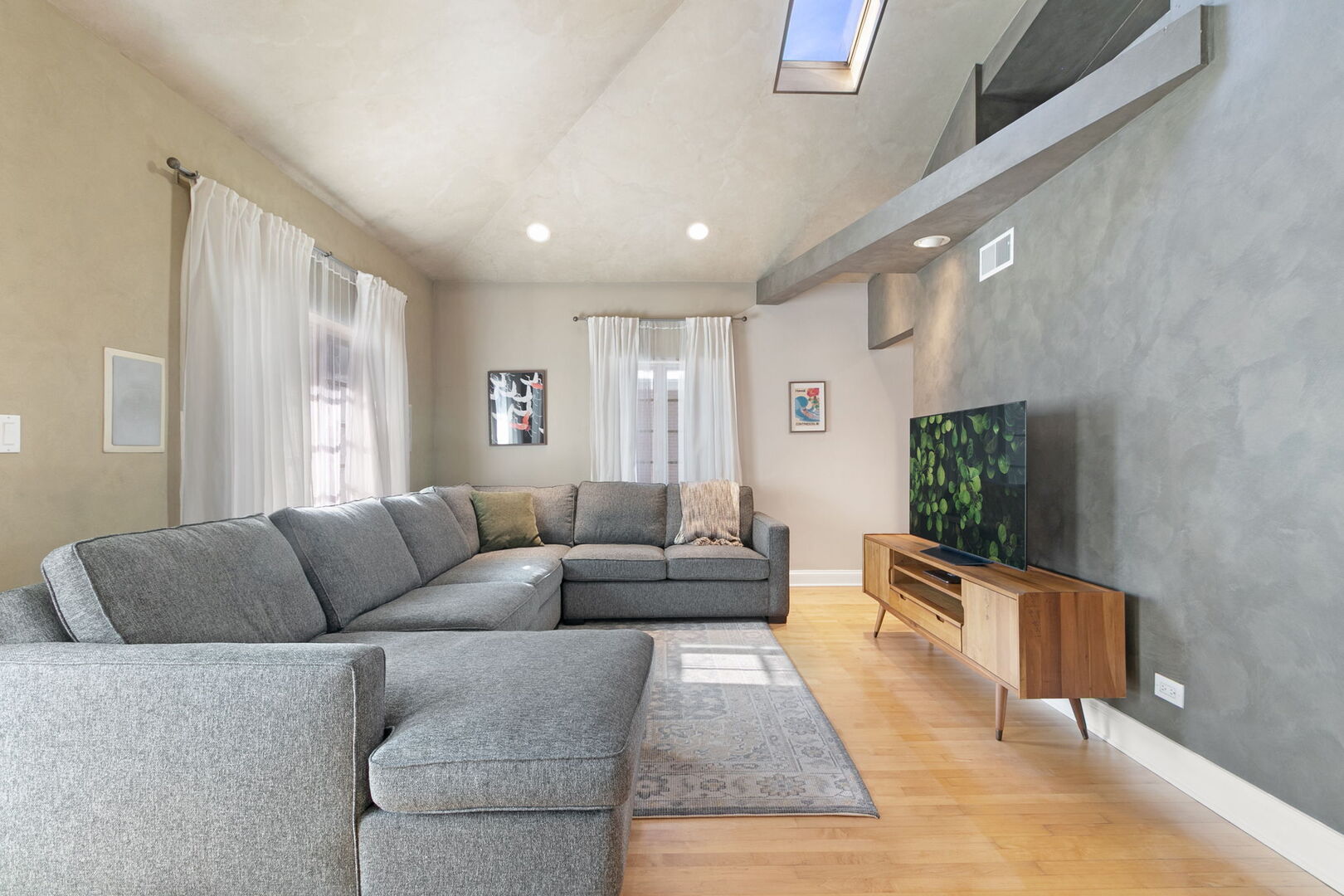 248 Gage Road Riverside, IL 60546 - Photo 6 of 28 a living room with furniture and a flat screen tv
