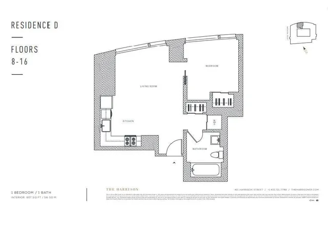 $4,390 | 401 Harrison Street, Unit 13D, San Francisco, CA 94105