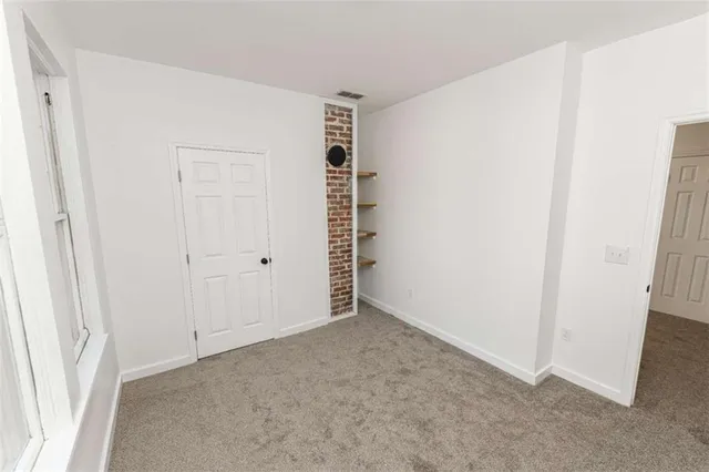 a view of an empty room