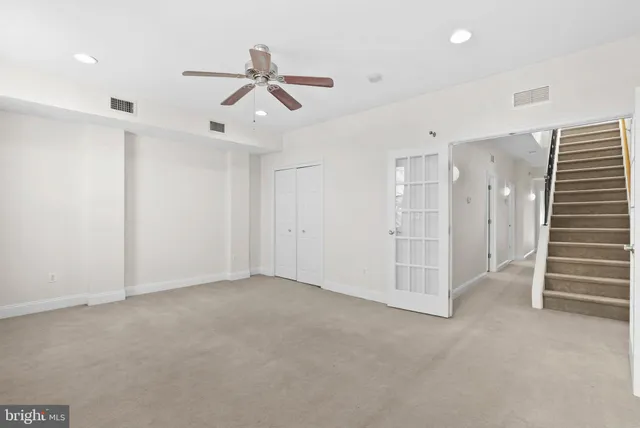 a view of an empty room