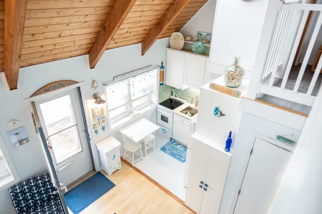 a room with furniture and a window