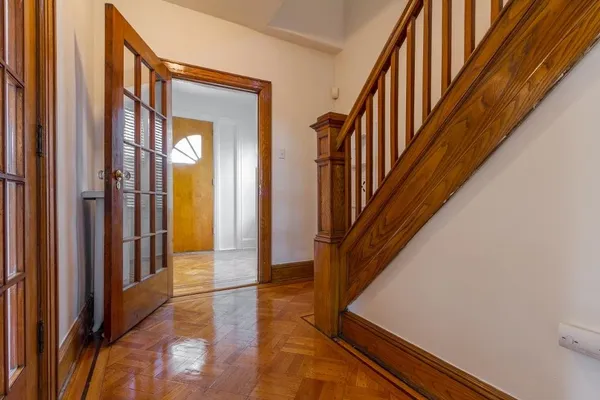 a view of front door