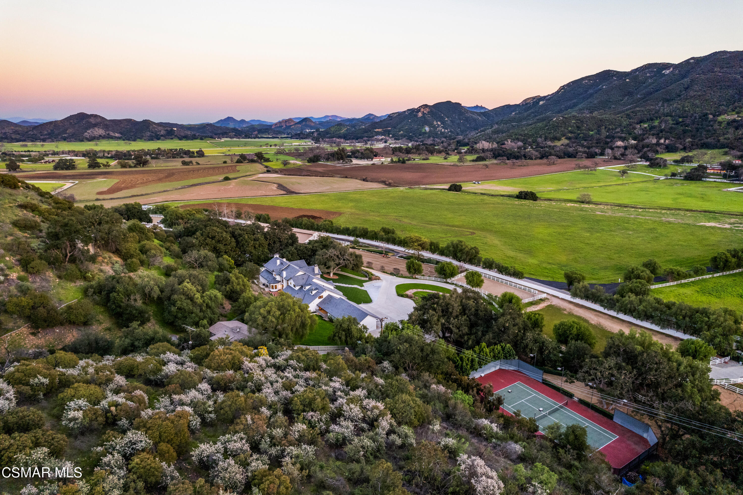 1515 Hidden Valley Road Thousand Oaks, CA 91361 - Photo 56 of 56 a view of a city with mountains houses and a lake view