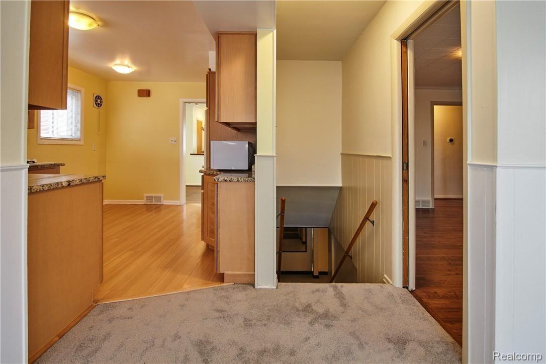 3504 West Webster Road Royal Oak, MI 48073 - Photo 29 of 44 Basement Entrance through Family Den