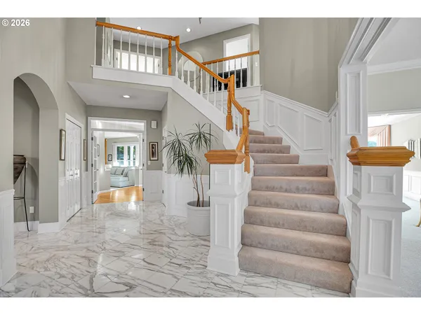 a view of entryway and hall