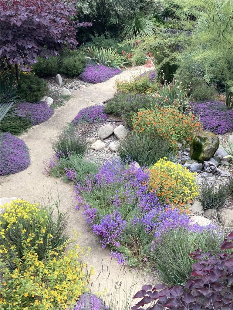 240 Portal Street Oak View, CA 93022 - Photo 18 of 75 a view of a garden with flowers and flowers