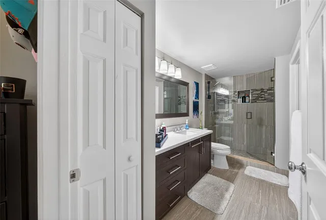 a room with a washer and dryer