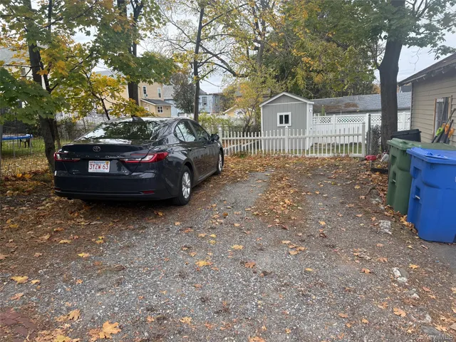 a view of a house with a patio