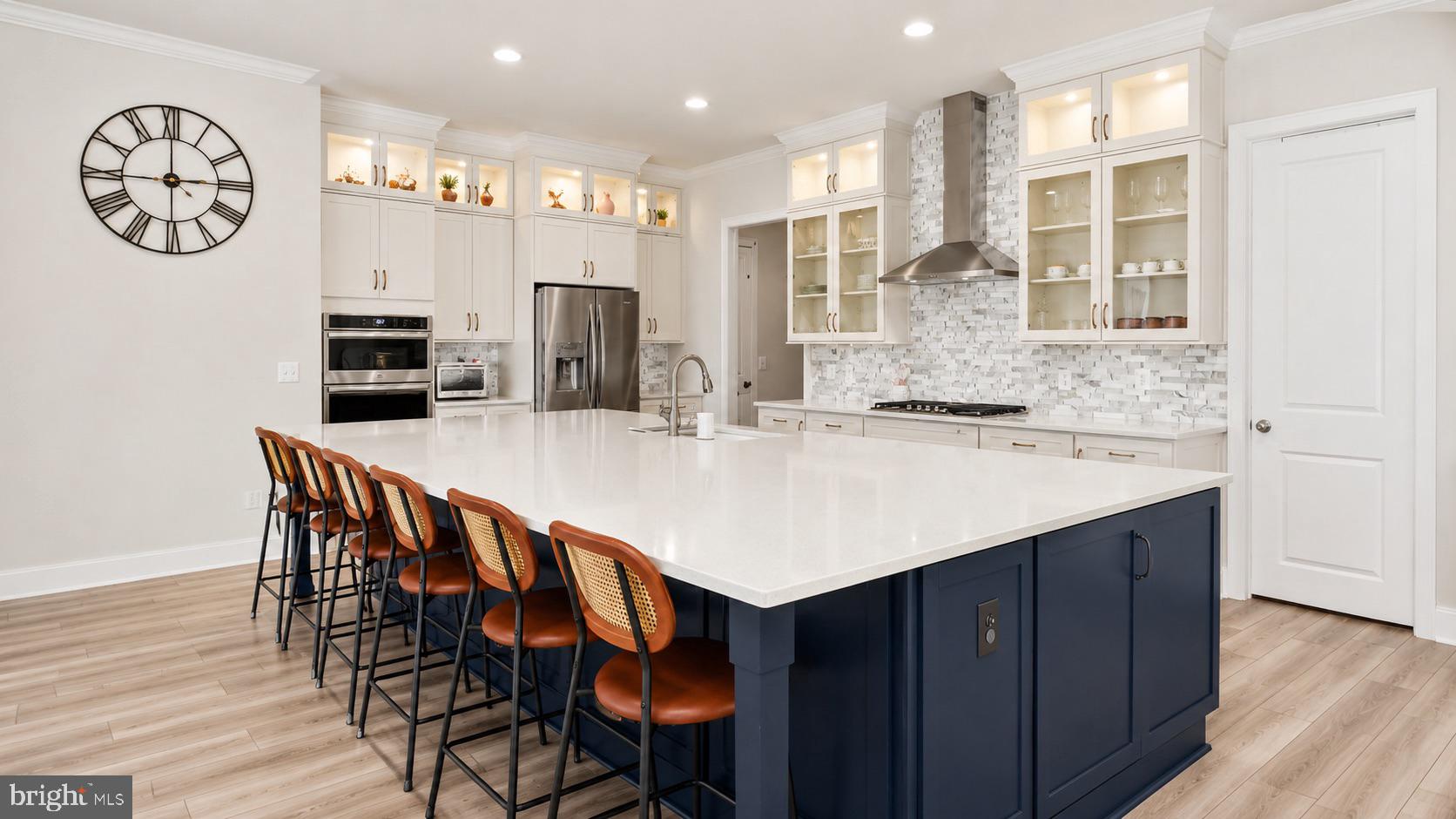 23609 Roselle Ridge Lane Aldie, VA 20105 - Photo 24 of 75 Modern kitchen with elegant finishes.