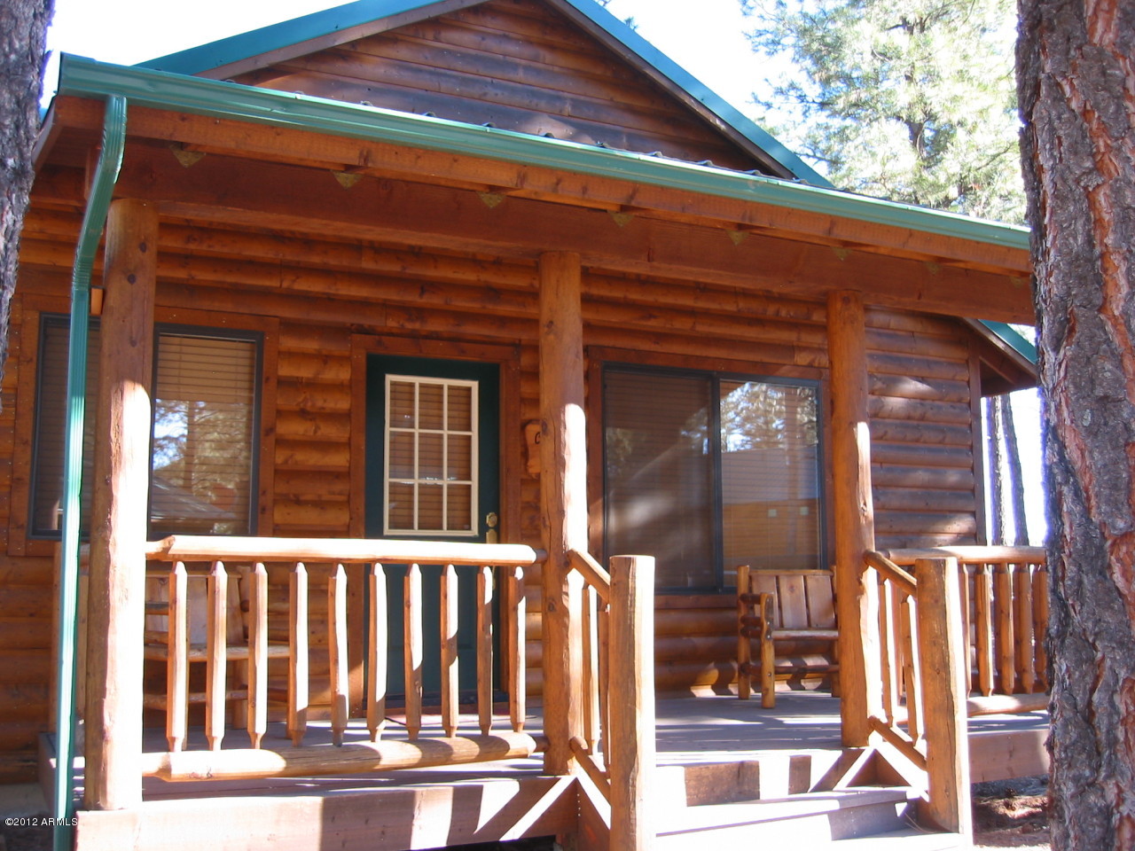 Cabin H Bison Rnch Trail Overgaard, AZ 85933 - Photo 8 of 9 Front Porch