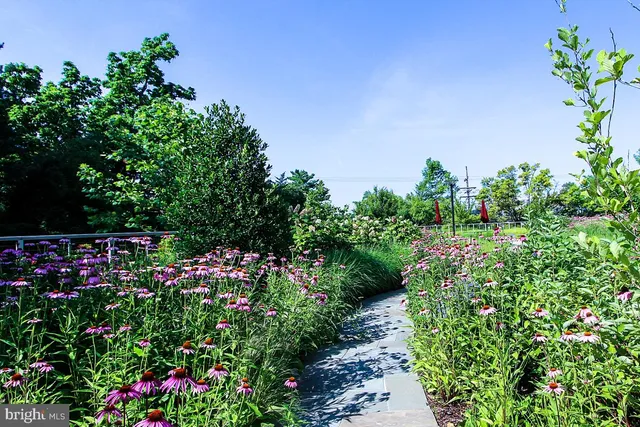 a view of outdoor space with seating