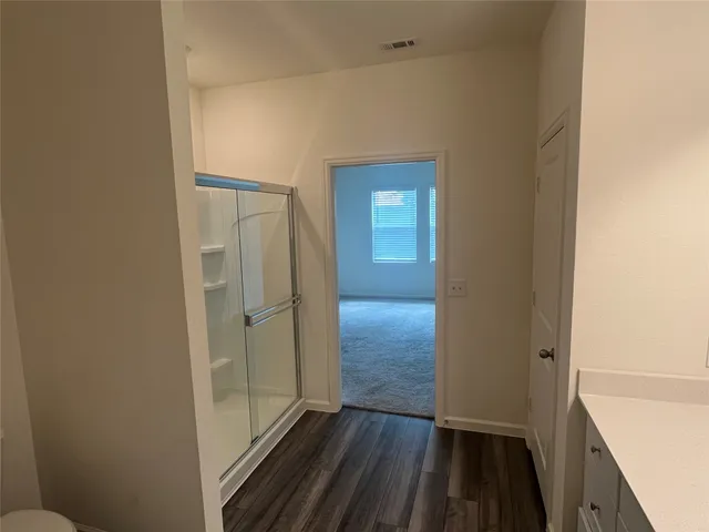 a view of wooden floor