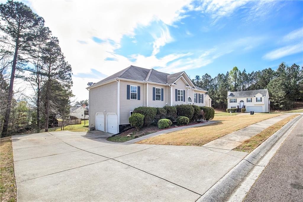 a view of a house with sitting area