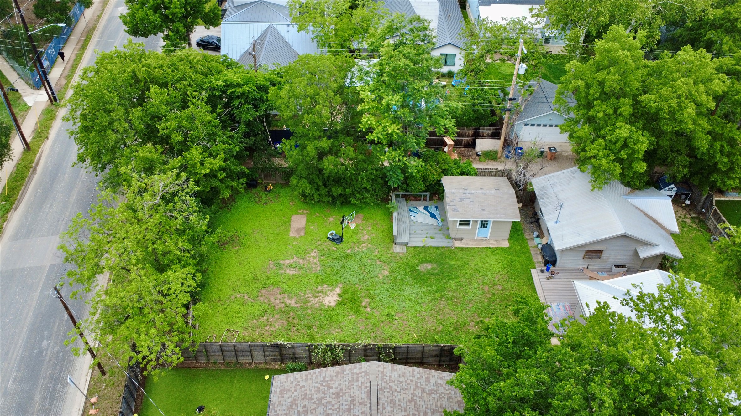 1916 West 37th Street Austin, TX 78731 - Photo 6 of 8 an aerial view of a house with a yard