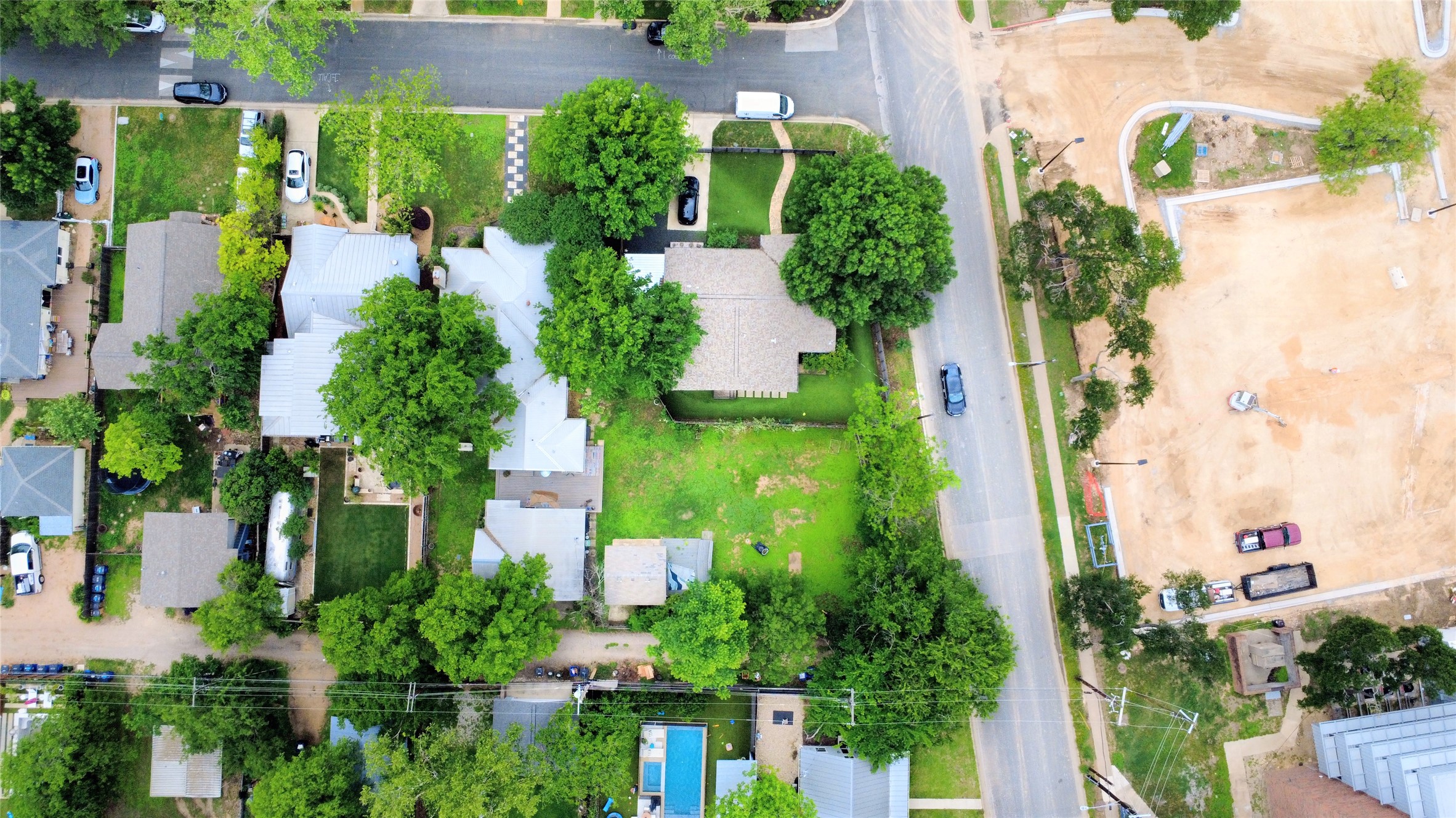 1916 West 37th Street Austin, TX 78731 - Photo 8 of 8 an aerial view of a house with outdoor space