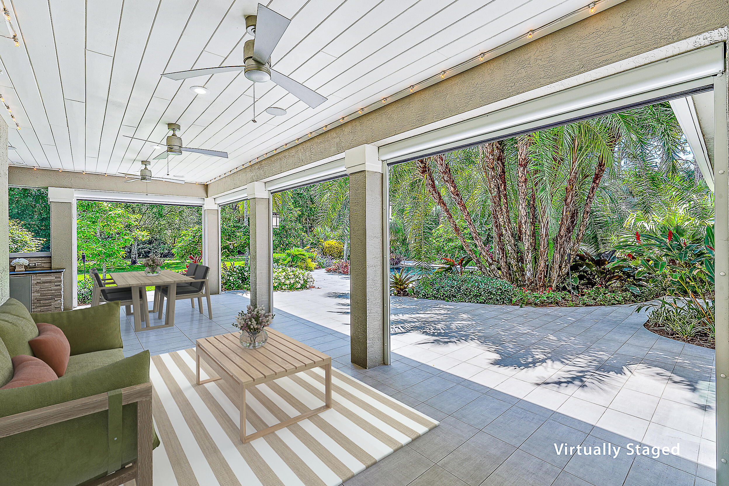 12580 185th Street North Jupiter, FL 33478 - Photo 21 of 27 Patio with Phantom Screens
