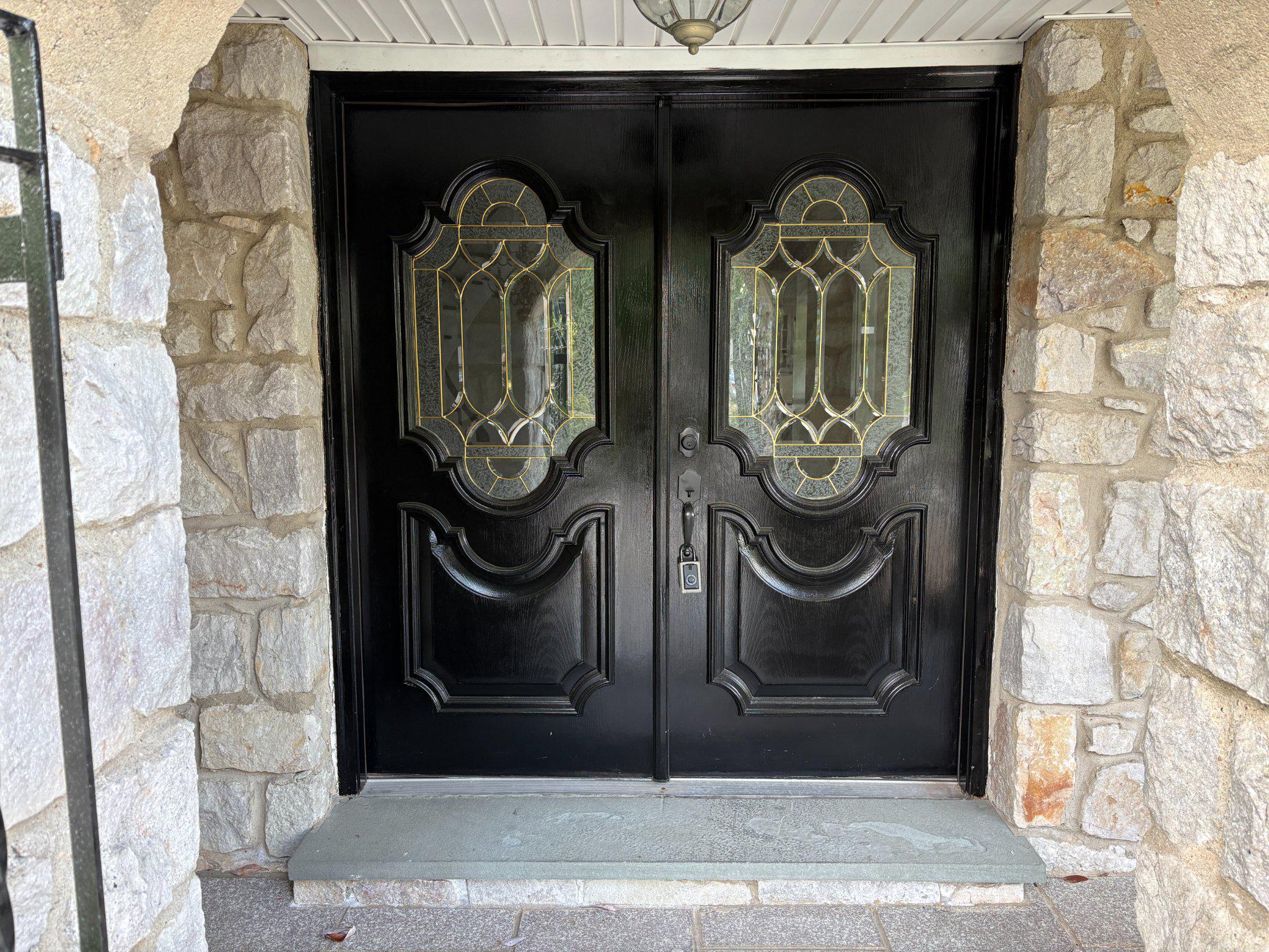 1021 Meetinghouse Road Ambler, PA 19002 - Photo 12 of 41 Elegant double doors with stone accents.