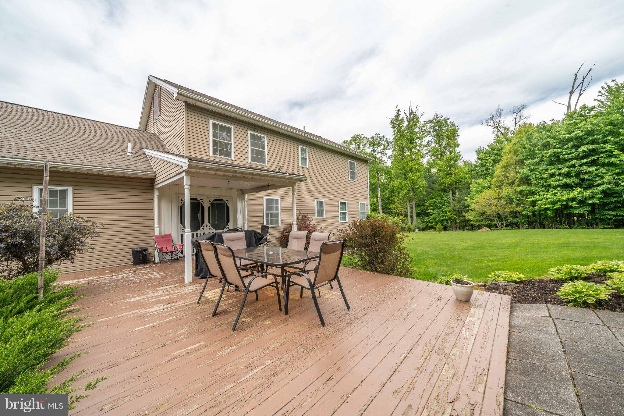 2201 Blain Road Loysville, PA 17047 - Photo 72 of 89 Spacious deck with serene backyard views.