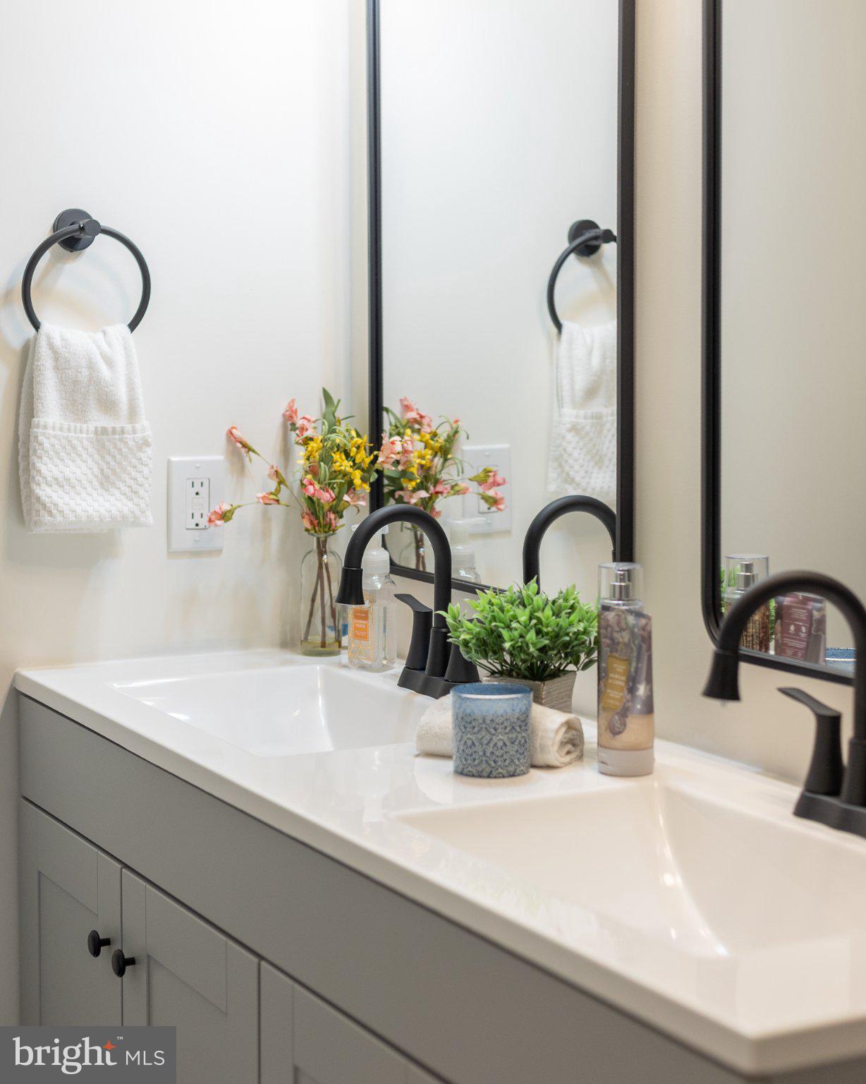 21009 Timber Ridge Terrace, Unit 203 Ashburn, VA 20147 - Photo 10 of 38 Elegant dual-sink bathroom oasis.