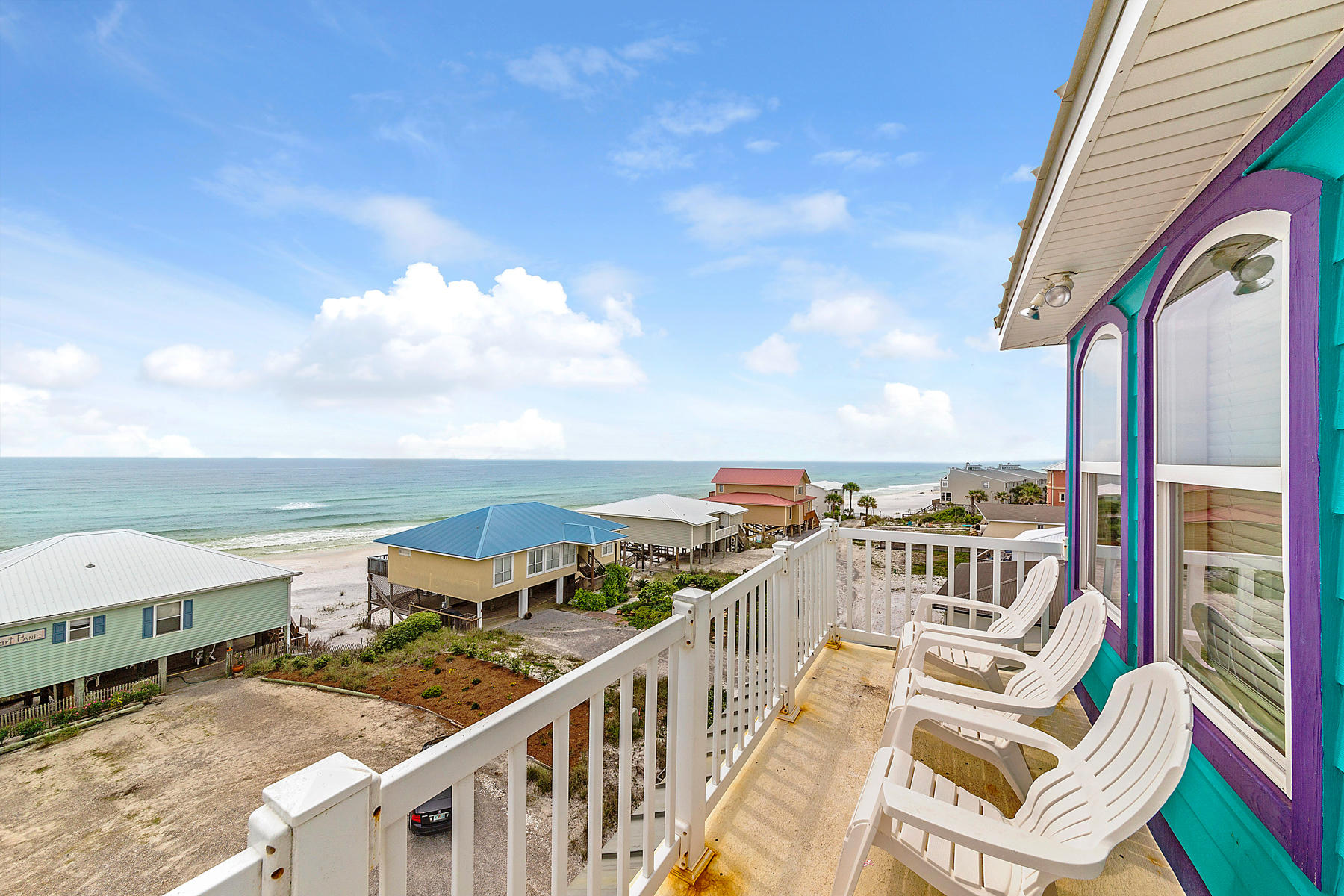 42 Fort Panic Road Santa Rosa Beach, FL 32459 - Photo 1 of 60 a view of a balcony with furniture