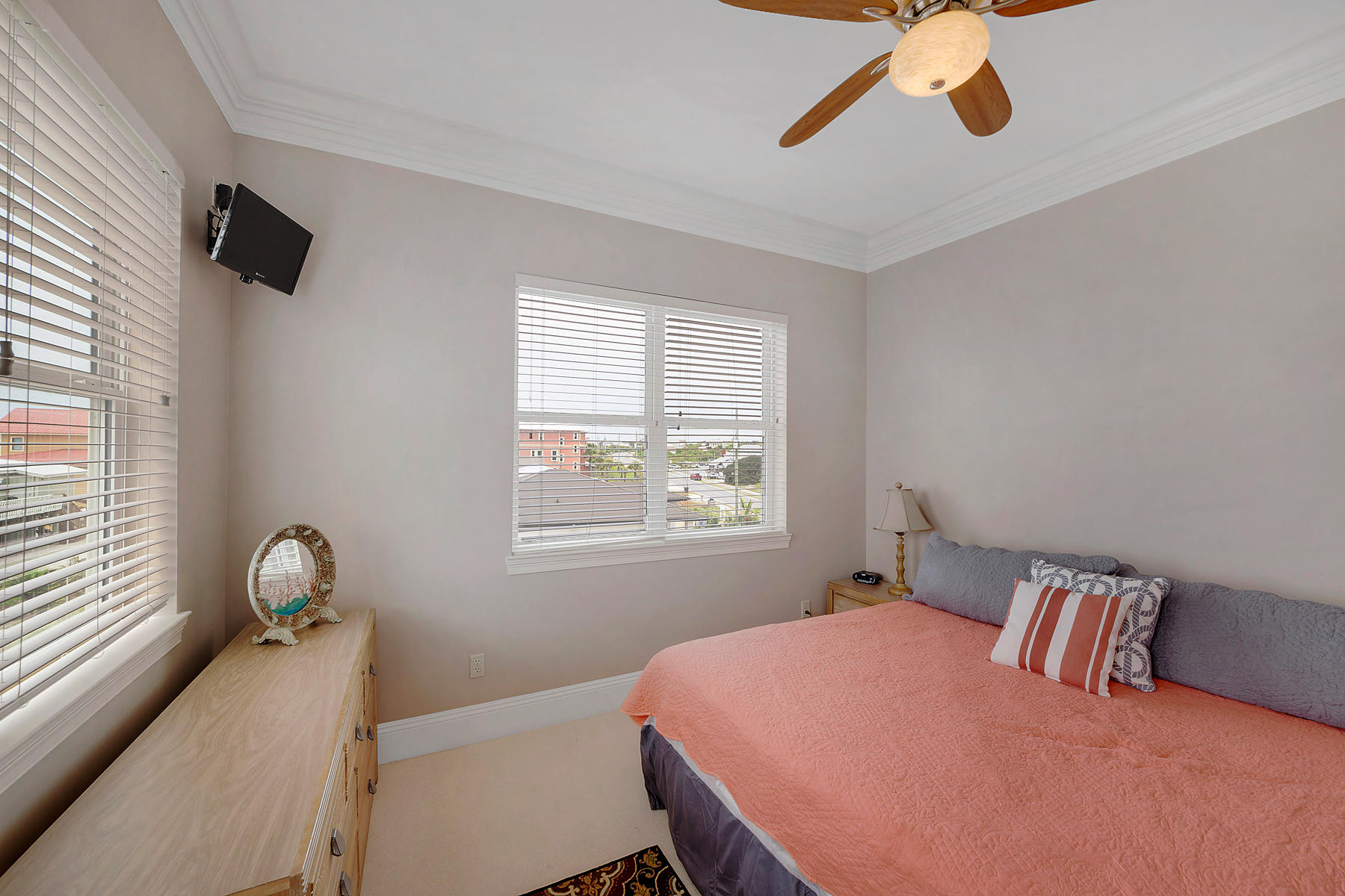 42 Fort Panic Road Santa Rosa Beach, FL 32459 - Photo 21 of 60 a bedroom with a bed and a window