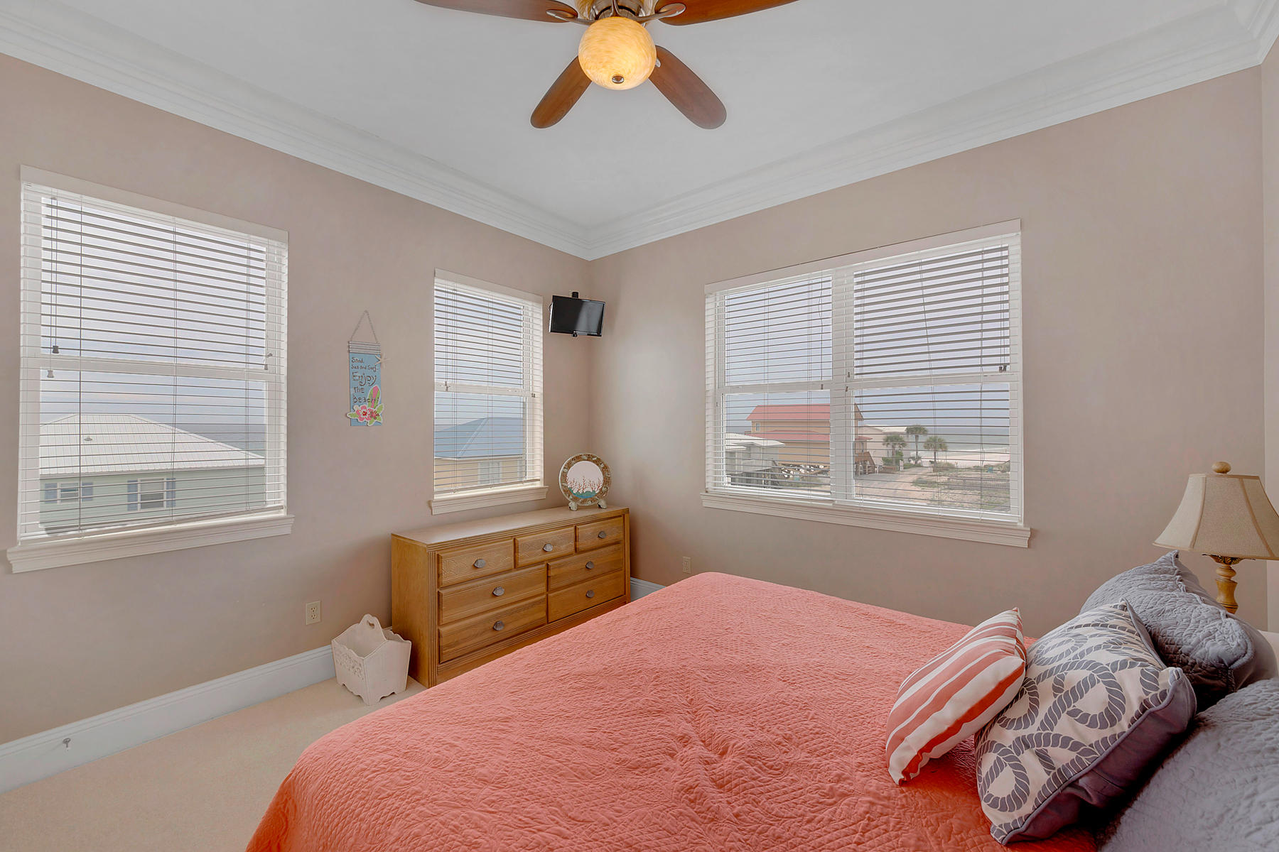 42 Fort Panic Road Santa Rosa Beach, FL 32459 - Photo 22 of 60 a bedroom with a bed and a window