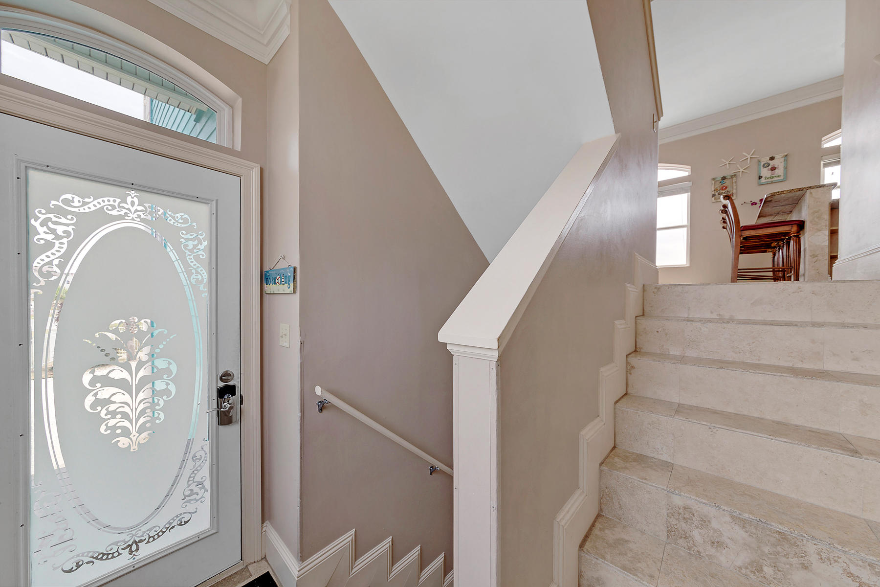 42 Fort Panic Road Santa Rosa Beach, FL 32459 - Photo 36 of 60 a view of a hallway with wooden floor and entryway