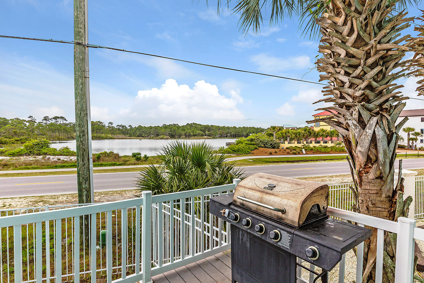 42 Fort Panic Road Santa Rosa Beach, FL 32459 - Photo 44 of 60 a view of a balcony with lake view and mountain view