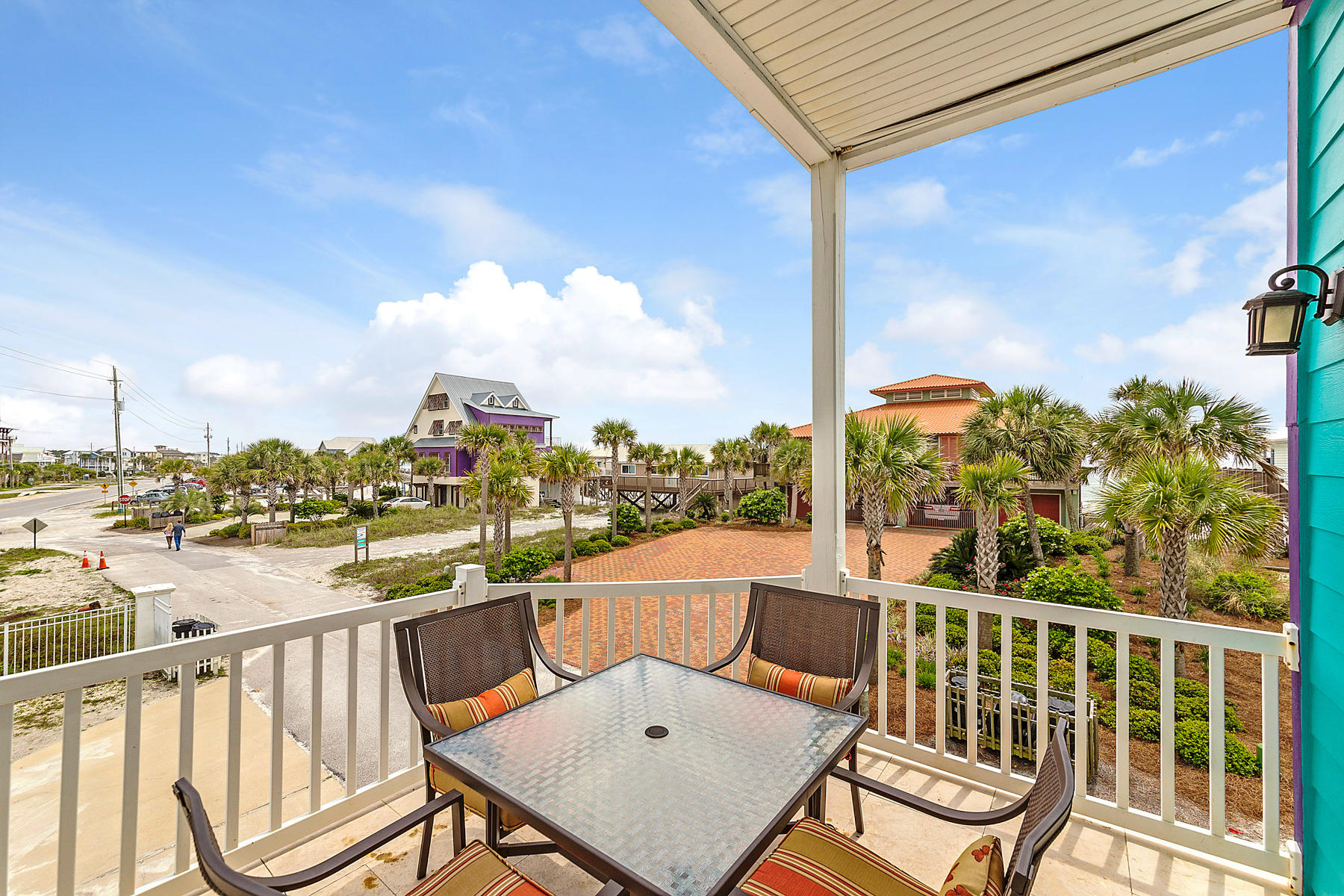 42 Fort Panic Road Santa Rosa Beach, FL 32459 - Photo 51 of 60 a view of a balcony with a lounge chair