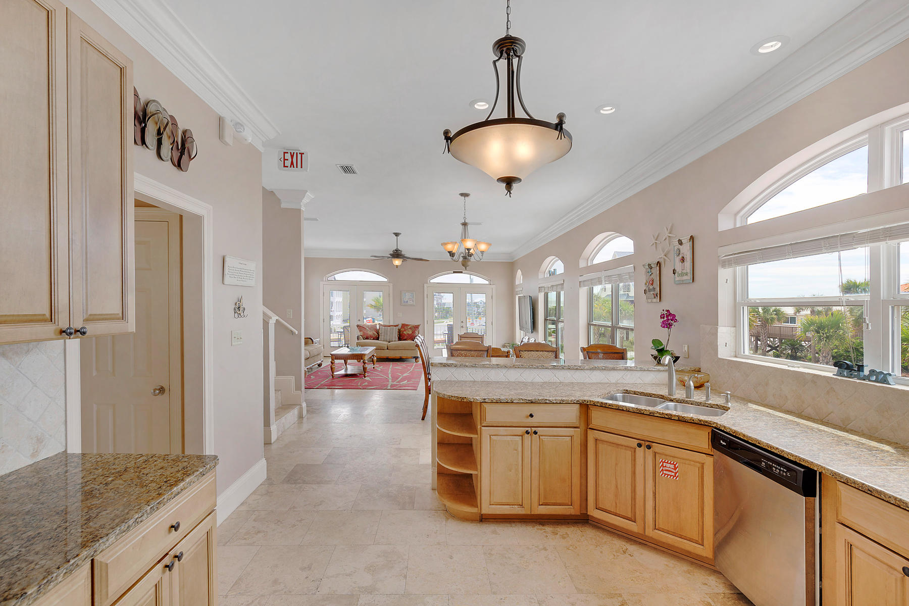 42 Fort Panic Road Santa Rosa Beach, FL 32459 - Photo 7 of 60 a large kitchen with a counter space cabinets and appliances