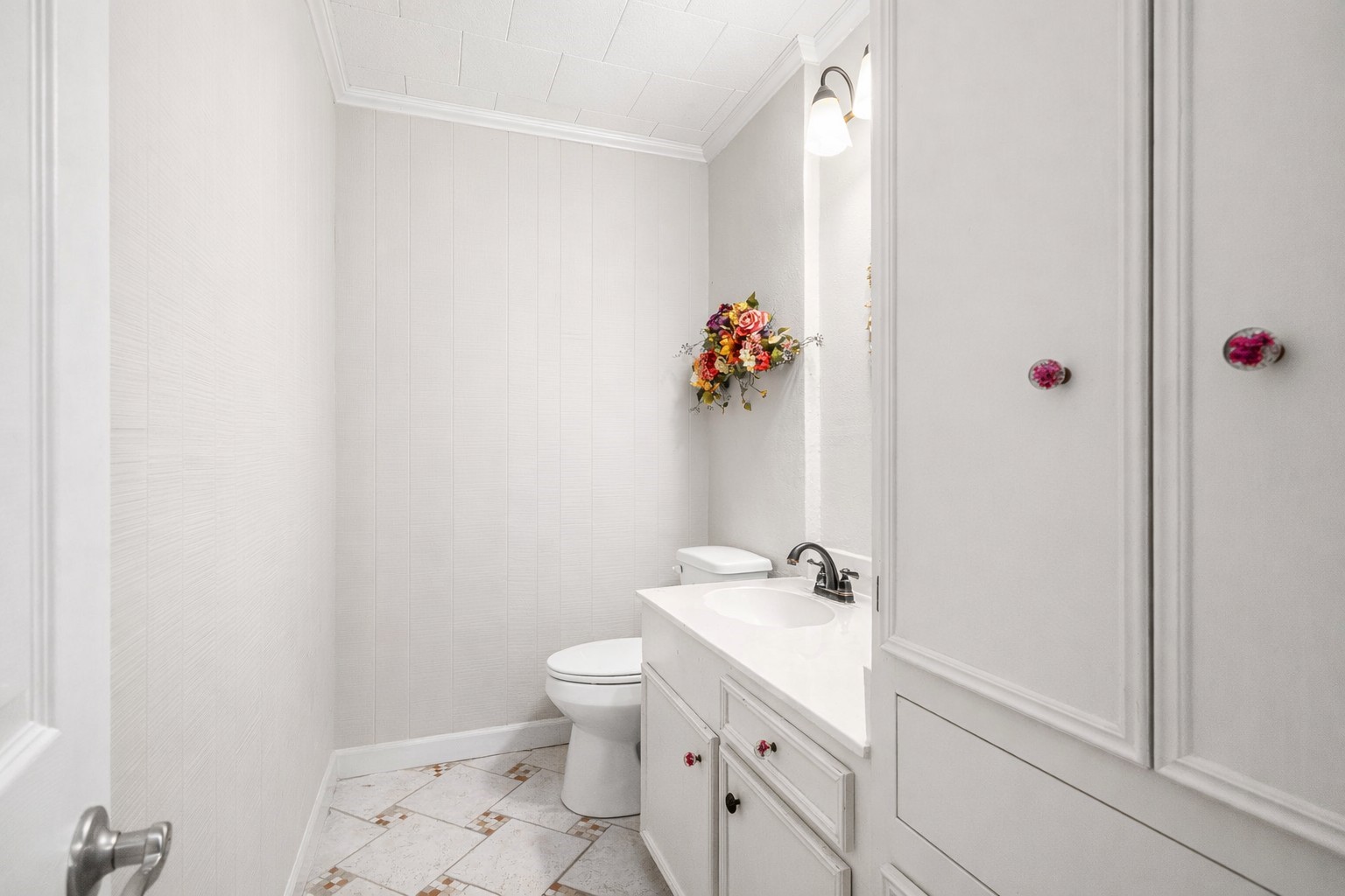 3148 FM 333 Road Garwood, TX 77442 - Photo 18 of 39 a bathroom with a sink toilet and vanity