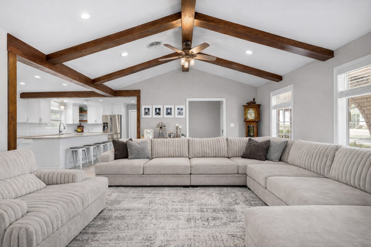 3148 FM 333 Road Garwood, TX 77442 - Photo 8 of 39 a living room with furniture and a chandelier