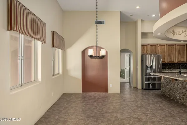 a bathroom with a shower and toilet