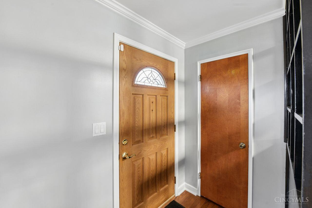 5258 Shepherd Road Cincinnati, OH 45223 - Photo 4 of 43 The beautiful front door and coat closet welcome you inside this charming home!