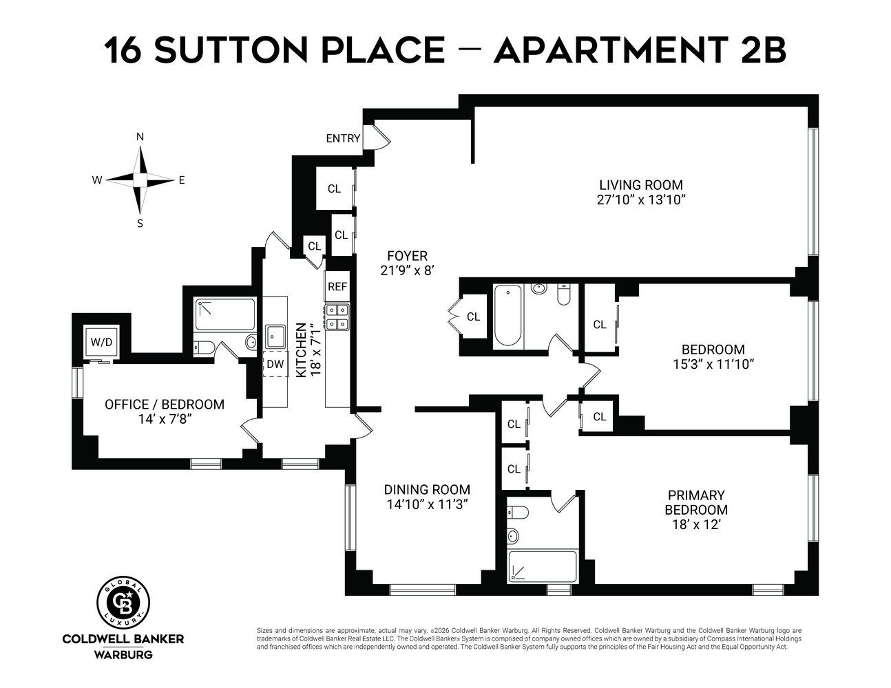 16 Sutton Place, Unit 2B Manhattan, NY 10022 - Photo 15 of 15 Gallery Image 15