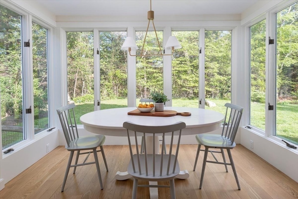 12 Meadowbrook Road Weston, MA 02493 - Photo 13 of 28 a view of a dining room with furniture window and wooden floor