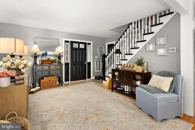 a large kitchen with lots of counter space and stainless steel appliances