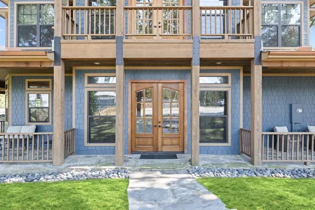 front view of house with a yard