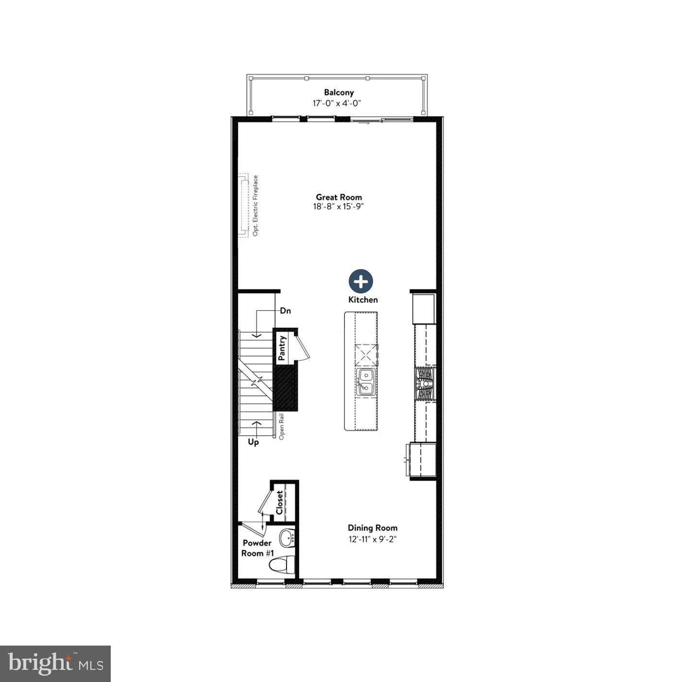 1 Aviation Place, Unit TALLY Herndon, VA 20171 - Photo 30 of 43 Tally 20-R2-RT Main Level with Extended Island