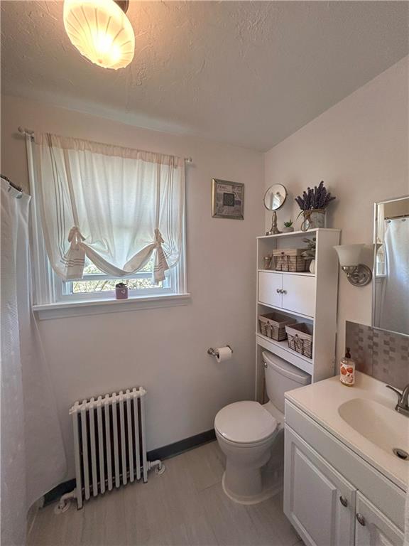 1920 Ridge Rd Extension Ambridge, PA 15003 - Photo 17 of 40 a bathroom with a toilet a sink and mirror