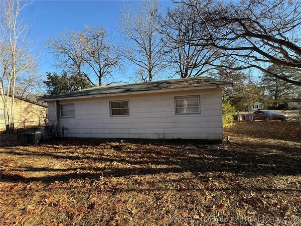 a backyard of a house