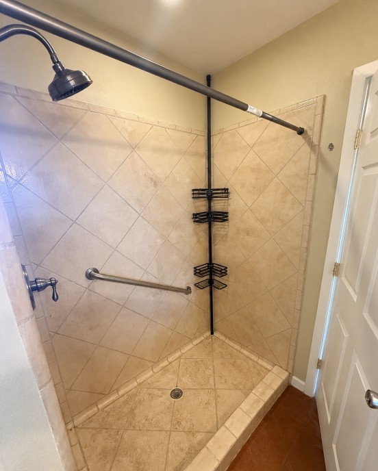 2376 Highway 61 Devers, TX 77538 - Photo 10 of 17 a bathroom with a shower and a sink