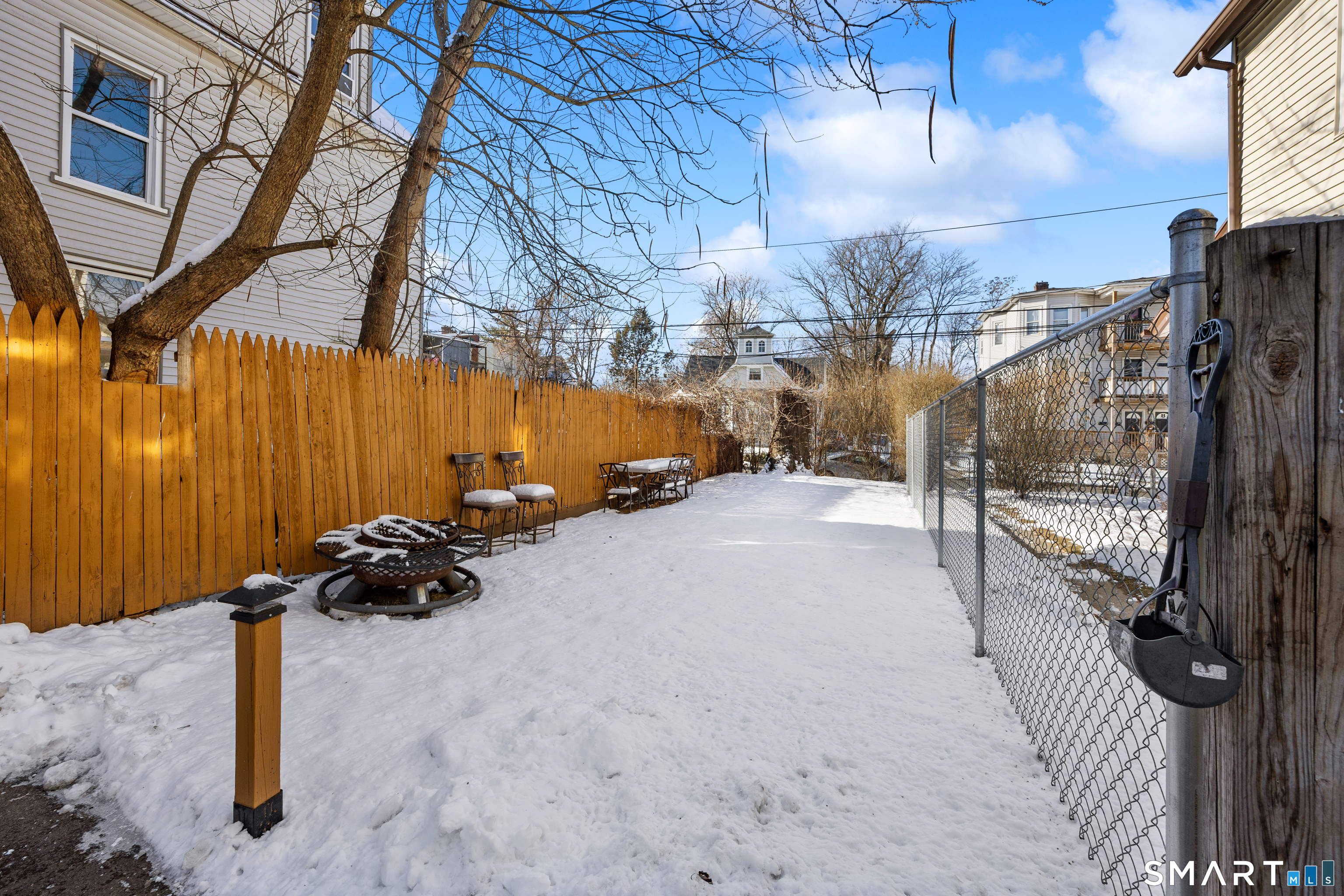 218 Martin Street Hartford, CT 06120 - Photo 10 of 38 a view of a pathway with a building in the background