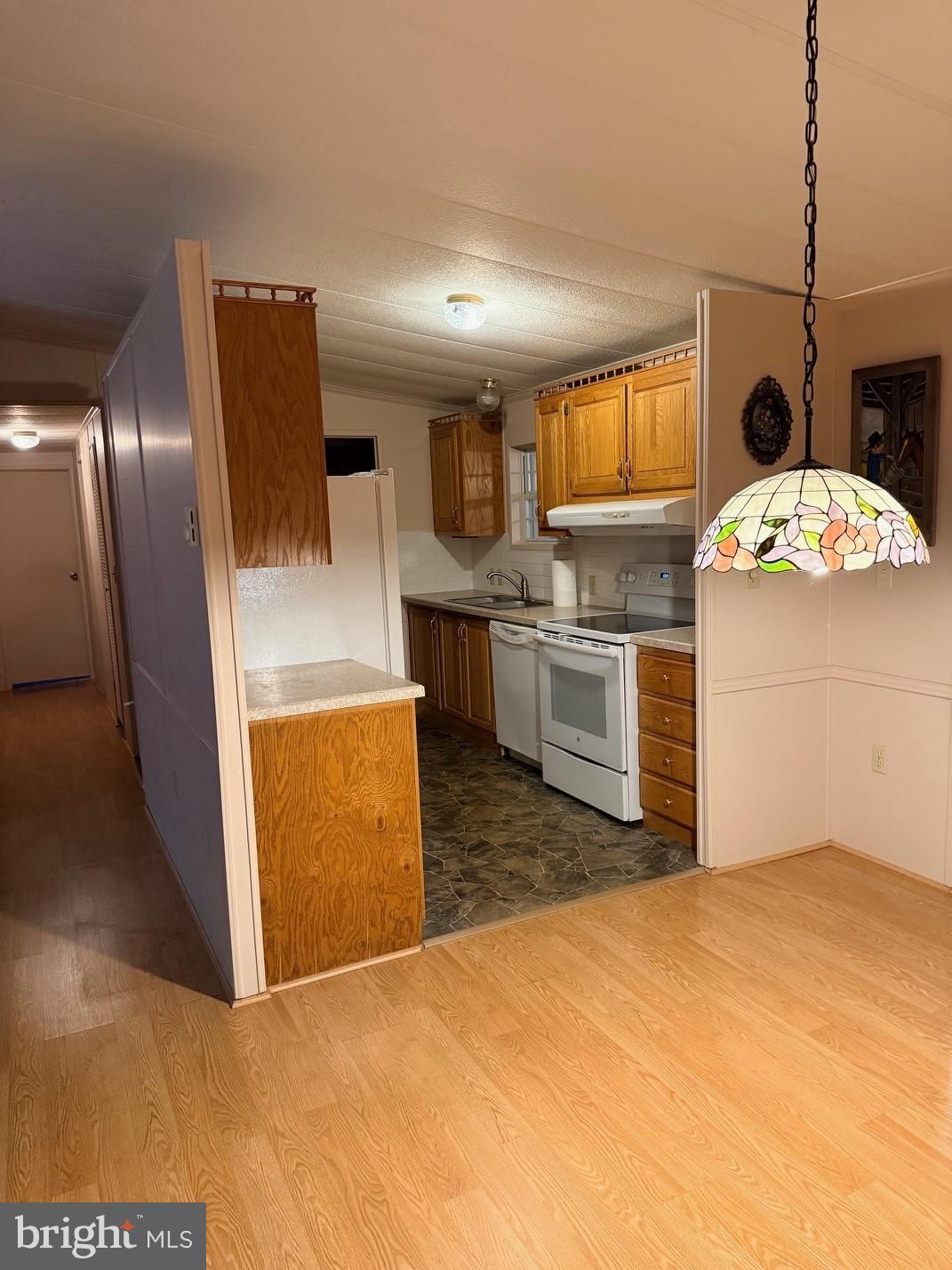 303 Maple Avenue Manheim, PA 17545 - Photo 3 of 19 a kitchen with stainless steel appliances granite countertop a sink and a refrigerator